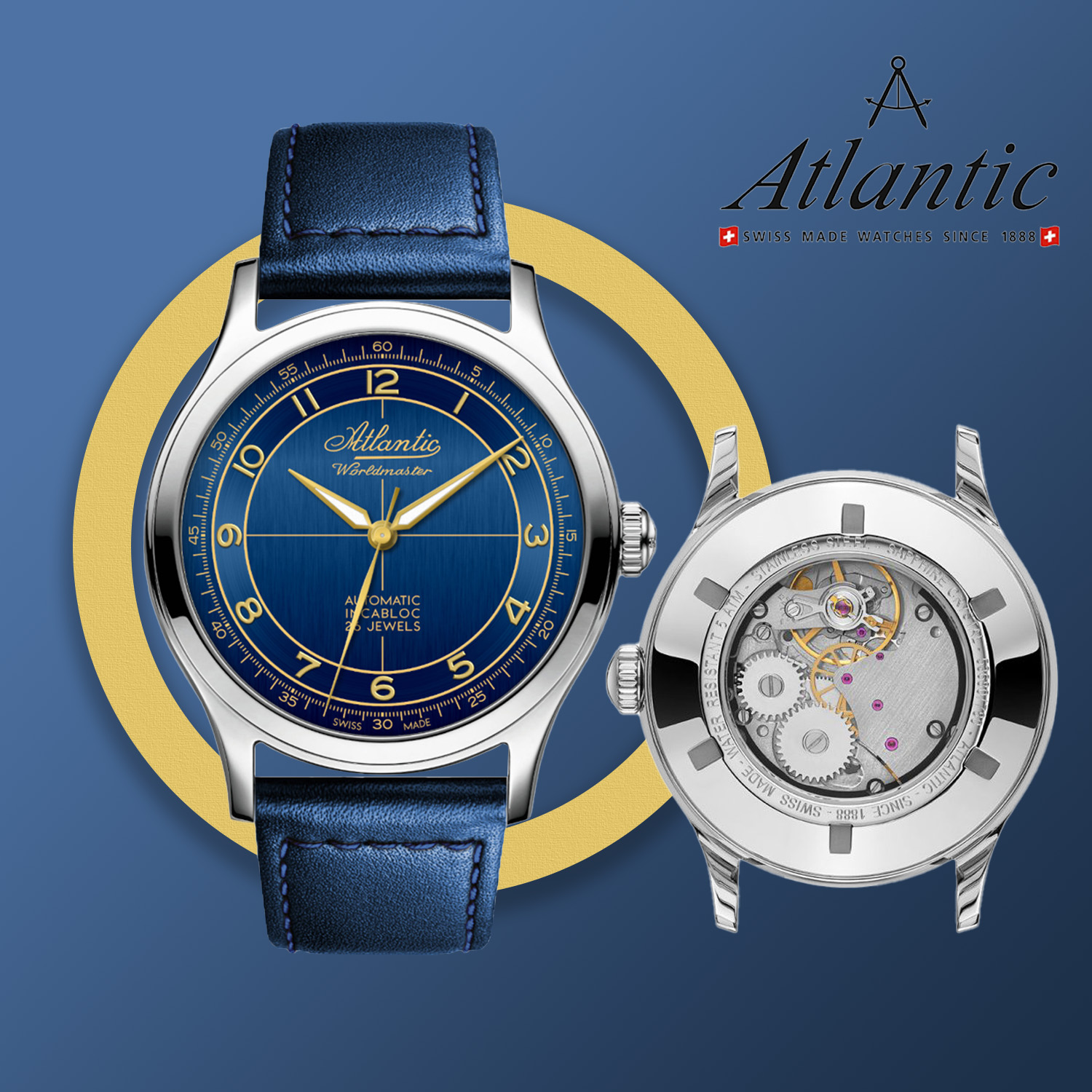 Đồng hồ Atlantic Swiss  AT-53780.41.53G